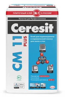 Клей для плитки Ceresit CM 11 Plus 25кг универсальный